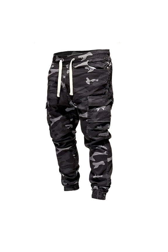 Mens Jeans Pants Fit Lightweight Elastic Waist Drawstring Pockets Mens Plus Size&nbsp;Jeans,Black,L