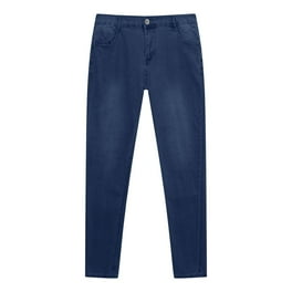 HAORUN Men Thermal Fleece Lined Jeans Winter Warm Slim Fit Thicken Stretch Denim Pants Walmart