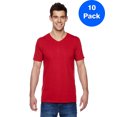 thumbnail image 1 of Mens Jersey V-Neck T-Shirt SFVR (10 PACK), 1 of 3