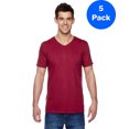 thumbnail image 1 of Mens Jersey V-Neck T-Shirt SFVR (5 PACK), 1 of 3