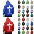 thumbnail image 1 of Mens Jesus Hoodie Letter Print Baggy Hooded Sweatshirt Comfy Long Sleeve Casual Streetwear Men's Fashion Hoodies Sweatshirts, 1 of 7
