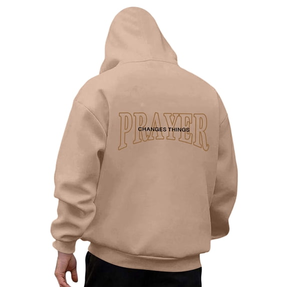 Mens Jesus Hoodies Christian Religious Graphic Hooded Sweatshirt Letter Print Long Sleeve Pullover Tops XXL