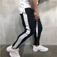 thumbnail image 1 of Mens Jogger Pants Slim Fit Hip Hop Sweatpants Streetwear Contrast Color Fashion Men Workout Pants Gyms Bottom Fitness, 1 of 5