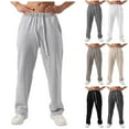 thumbnail image 1 of Mens Joggers Mens Active Athletic Sweatpant Winter Warm Wind Sweatpants for Active Gym Track Basic Running Drawstring Workout Sweat Pants Comfortable Sweatpants for Men, 1 of 7