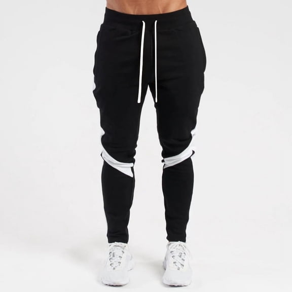 Mens Joggers Casual Pants Fitness Men Sportswear Tracksuit Bottoms Skinny Sweatpants Trousers Black Gyms Jogger Track Pants