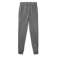 thumbnail image 1 of Mens Joggers Lighweight French Terry Pants with Zipper Pocket Jogger, 1 of 3