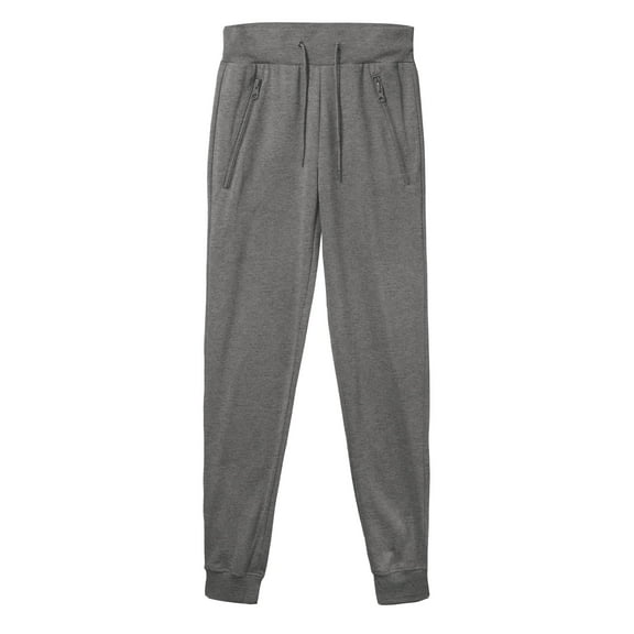 Mens Joggers Lighweight French Terry Pants with Zipper Pocket Jogger