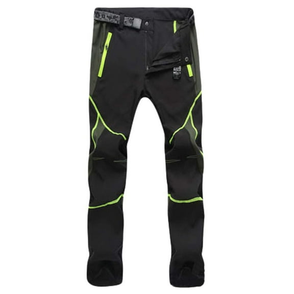Mens Joggers with Pockets Solid Color Mid Waisted Windproof Couple Dry Trousers Quik Pants Lightweight Comfortable Travel Fall Hiking Outdoor Sport Pants