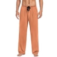 thumbnail image 1 of Mens Joggers Sweatpants Athletic-Fit Tummy Control Solid Trousers Drawstring Elastic Waist Sweatpant Beach Gym Workout Running Casual Trousers with Pockets, 1 of 6