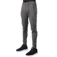 thumbnail image 1 of Mens Joggers with Zipper Pockets Casual Lightweight French Terry Active Sweatpants, 1 of 6