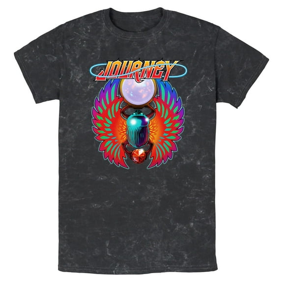 Mens Journey Neon Scarab Logo T Shirt