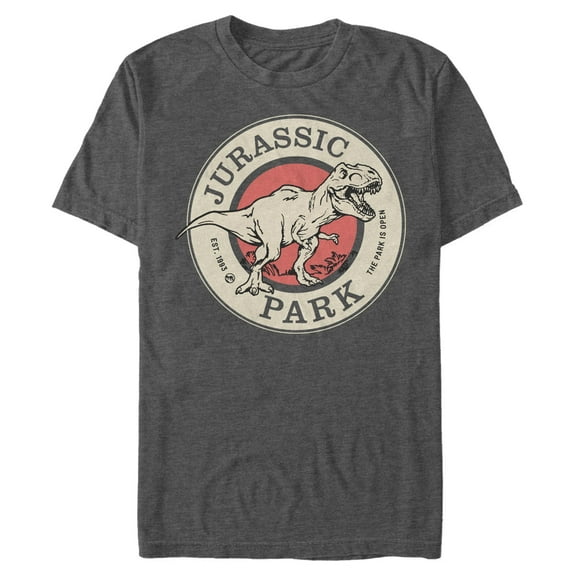 Mens Jurassic Park Distressed Logo T Shirt