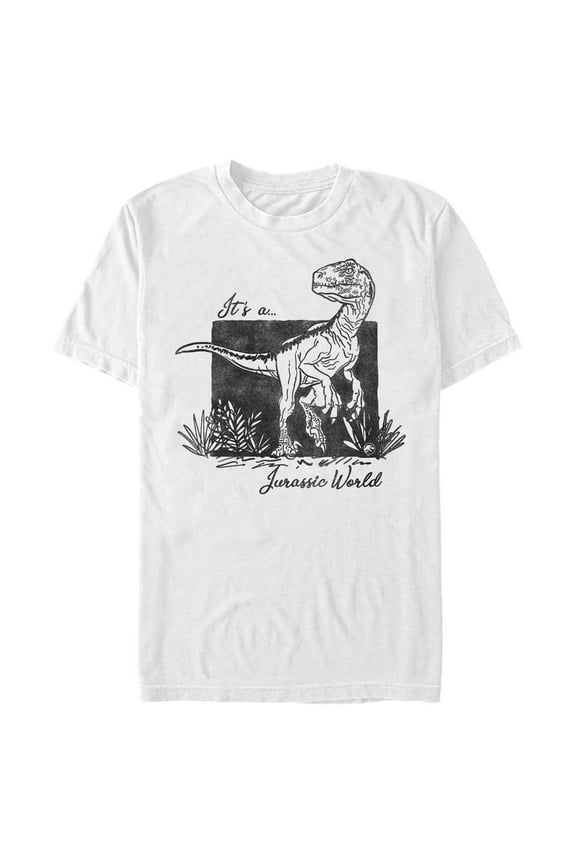 Mens Jurassic World Artistic Dino Painting T Shirt