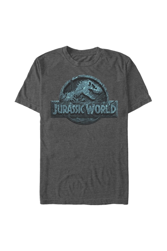 Mens Jurassic World: Fallen Kingdom Water Ripple Logo T-Shirt