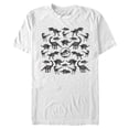 thumbnail image 1 of Mens Jurassic World Ink Dino Pattern T Shirt, 1 of 5