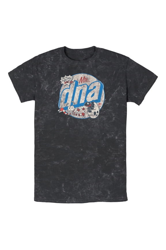 Mens Jurassic World Mr. DNA Cartoon T Shirt