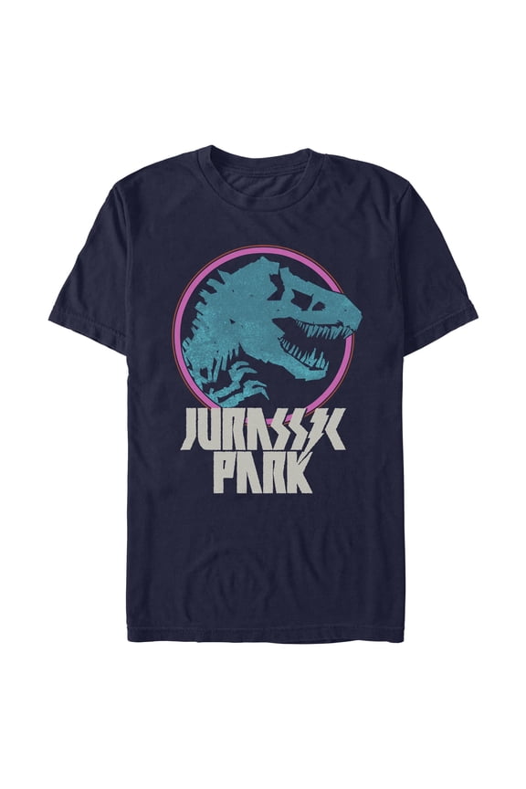 Mens Jurassic World Neon Pop Fossil T Shirt