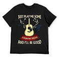thumbnail image 1 of Mens Just Play Me Some Country Music Country Music Festival T-Shirt Black Large, 1 of 5
