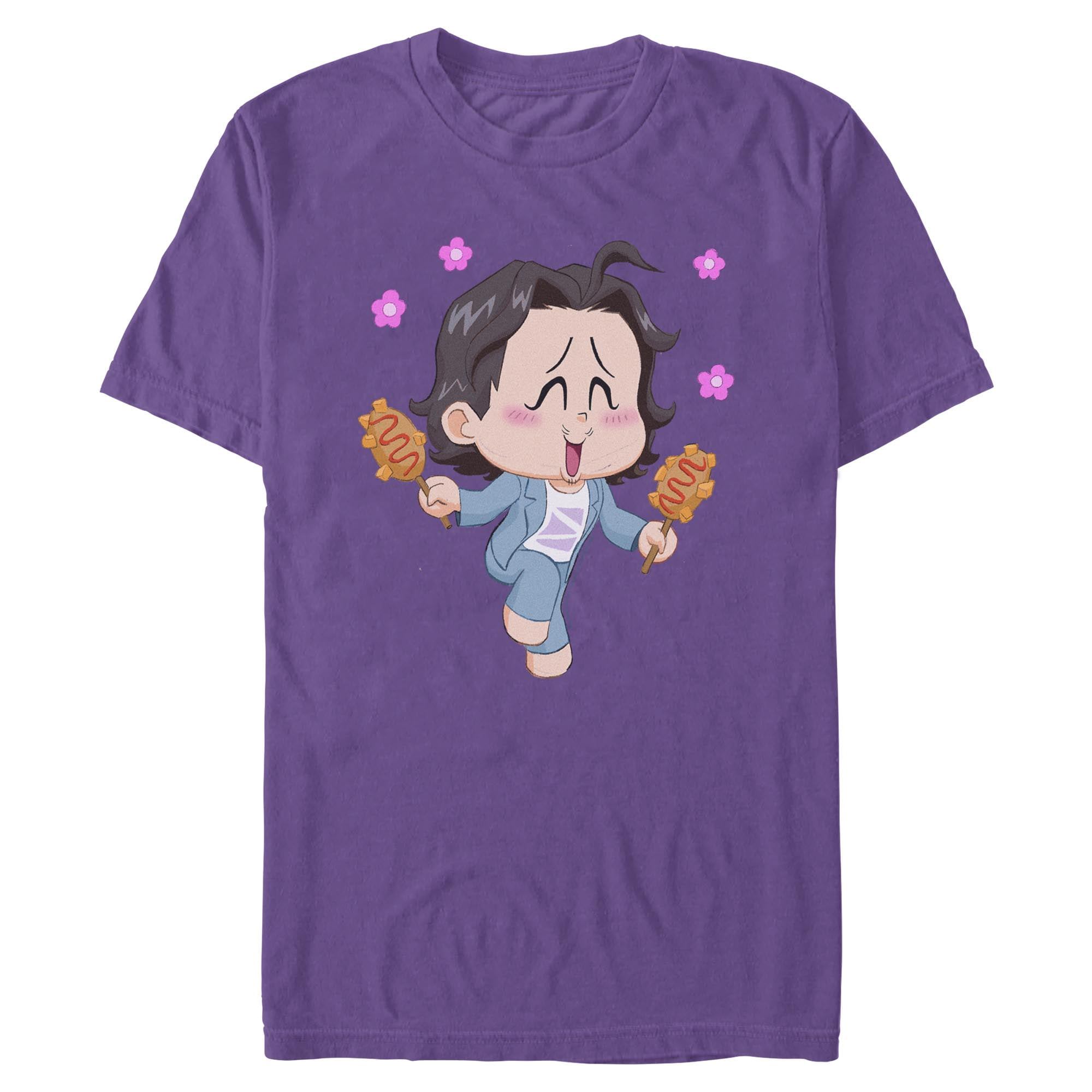 Mens KPop Demon Hunters Bobby Corn Dog T Shirt - Walmart.com