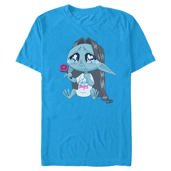 Mens KPop Demon Hunters Chibi Crying Fan T Shirt