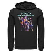 Mens KPop Demon Hunters Girls Group Shot Lightweight Hoodie