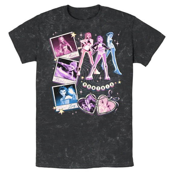 Mens KPop Demon Hunters Huntrix Cute Instant Film Portrait T Shirt