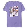 thumbnail image 1 of Mens KPop Demon Hunters Huntrix Manhwa Style T Shirt, 1 of 5