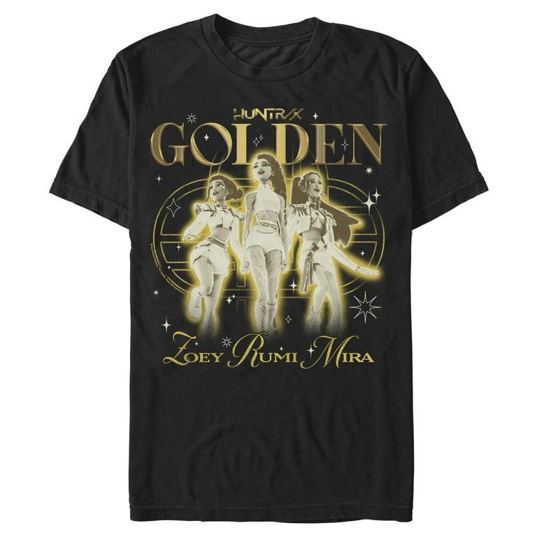 Mens KPop Demon Hunters Huntrix The Golden Girls T Shirt - Walmart.com