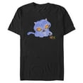 thumbnail image 1 of Mens KPop Demon Hunters Mischievous Derpy T Shirt - Black Hunting Clothes, 1 of 5