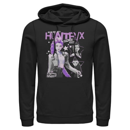 Mens KPop Demon Hunters Pop Star Huntrix Rumi Lightweight Hoodie