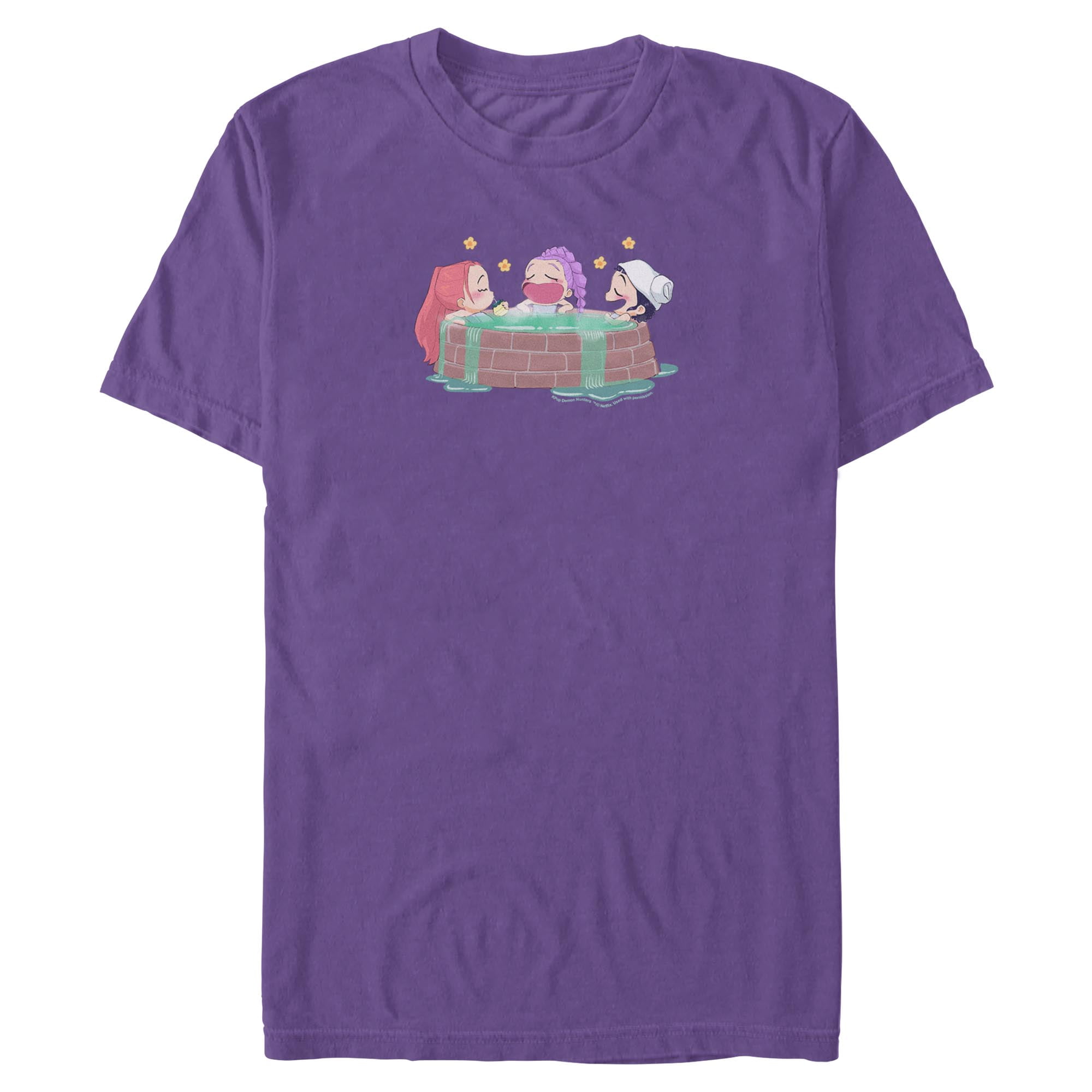 Mens KPop Demon Hunters Rumi, Mira and Zoey Relaxing T Shirt