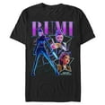 thumbnail image 1 of Mens KPop Demon Hunters Rumi Super Star Logo T Shirt, 1 of 5