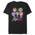 thumbnail image 1 of Mens KPop Demon Hunters Saja Boys Chibi Group T Shirt, 1 of 5