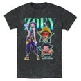 thumbnail image 1 of Mens KPop Demon Hunters Zoey Super Star Logo T Shirt, 1 of 4