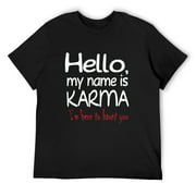 Mens Karma T-Shirt Black