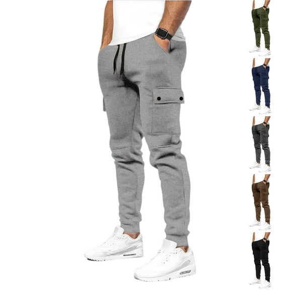 Mens Khaki Pants, Extreme Motion High Stretch Multi-Pocket Durable Jogger Pantalones Cargo Para Hombres Workwear Para Hombre De Trabajo Fleece Work Pants With Knee Pantalones Para Xxl Gray