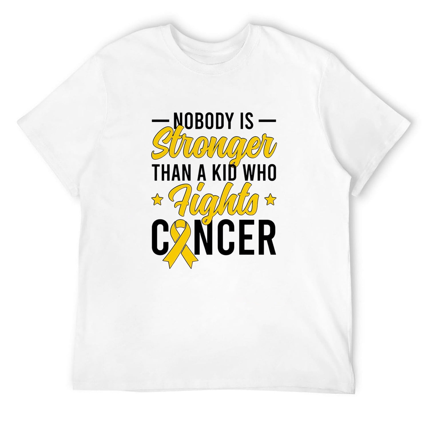 Mens Kid Who Fights Cancer Childhood Cancer Awareness Month Short ...