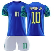 XNB Mens/Kids 2022 Soccer Game Brazil Soccer #10 Jerseys Soccer Team Shirts
