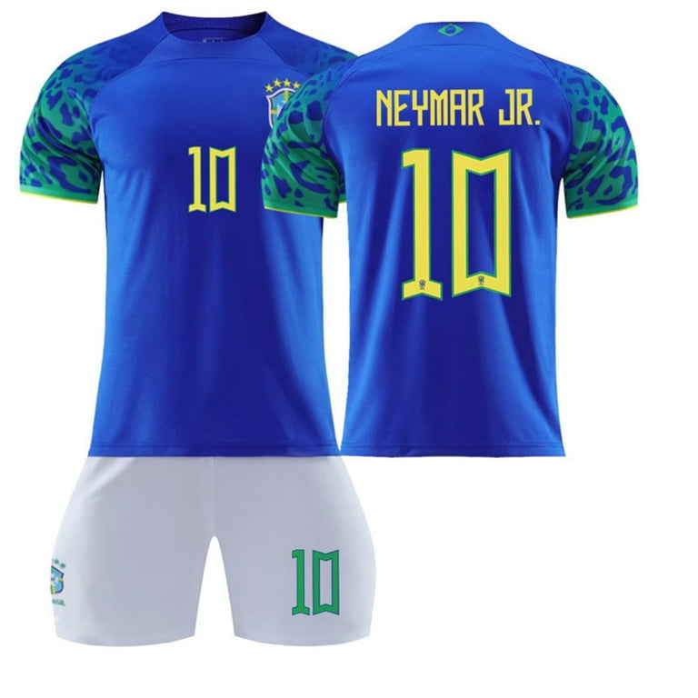 Mens/Kids 2022 Soccer Game Brazil Soccer #10 Jerseys Soccer Team