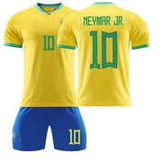 Mens/Kids 2022 Soccer Game Brazil Soccer #10 Jerseys Soccer Team Shirts