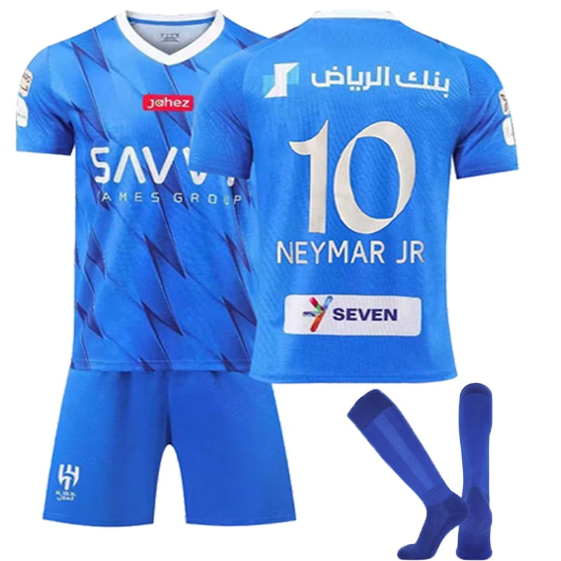 Mens/Kids 2023/2024 AlHilal Saudi Soccer Jersey 10 Fans Jerseys