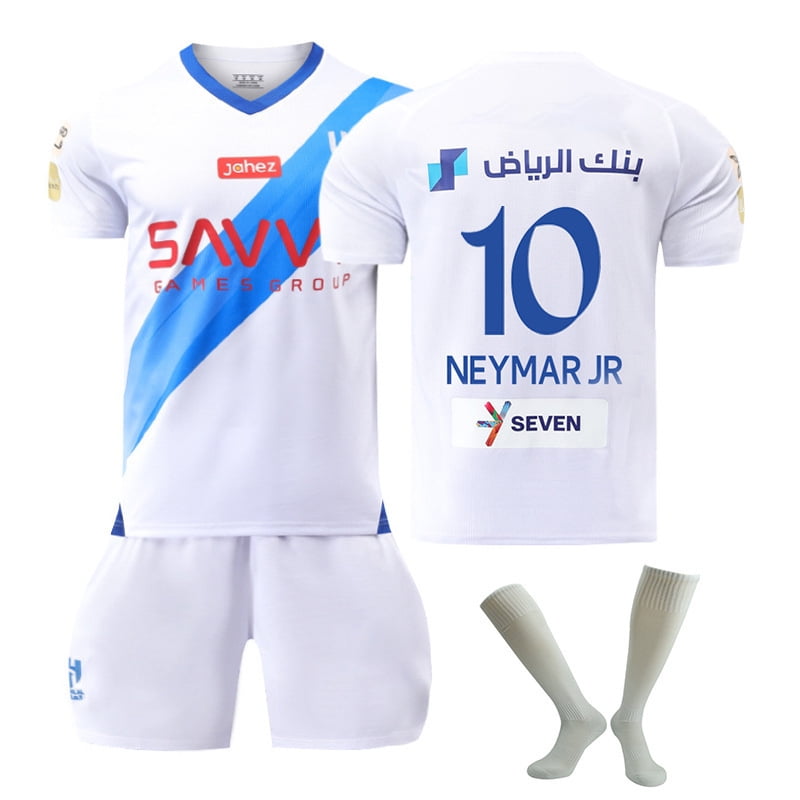 Mens/Kids 2023/2024 AlHilal Saudi Soccer Jersey 10 Fans Jerseys