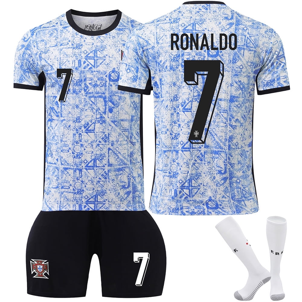 Mens/Kids 20242025 Soccer European Cup Portugal Fans 7 Ronaldo Jerseys Football Team Shirts