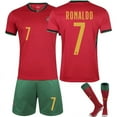 Mens/Kids 20242025 Soccer European Cup Portugal Fans 7 Ronaldo