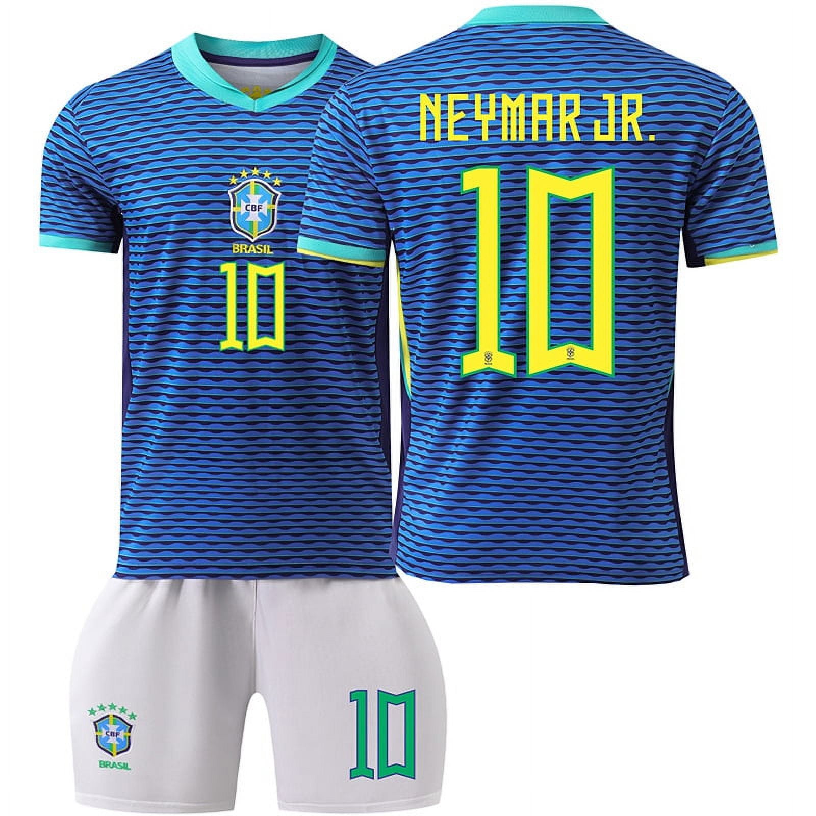 Mens/Kids 20242025 Soccer Game Brazil Soccer 10 Neymar jr.Jerseys Soccer Team Shirts