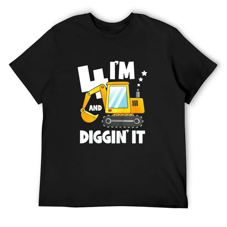 Excavator Kids Shirt | Boys Toddler Excavator Dig Tee Excavator Kids Shirt | Boys Toddler Excavator Dig Tee