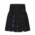 thumbnail image 1 of Mens Kilt Scottish Tartan Kilt Big & Tall Plaid Print Highland Casual Kilt for Men Pantalones Cortos Cargo Para Hombre, 1 of 4