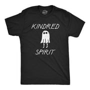 Mens Kindred Spirit T Shirt Funny Spooky Halloween Ghost Joke Tee For Guys Graphic Tees