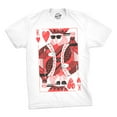 thumbnail image 1 of Mens King Of Hearts T shirt Cool Vintage Graphic Novelty Retro Tee for Guys Graphic Tees, 1 of 9