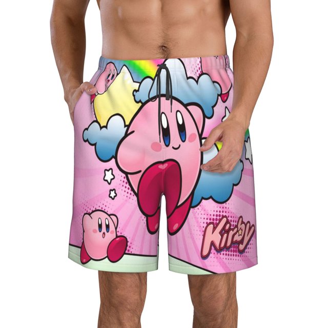 Mens Kirby Swim Trunks With Compression Liner Men Beach Shorts Bathing